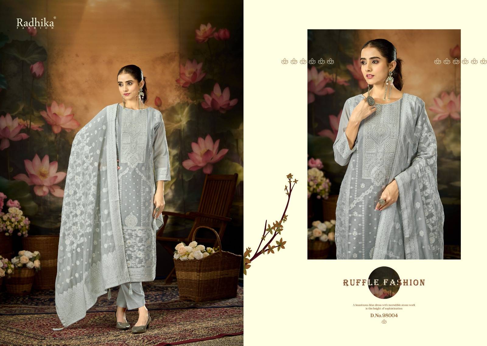 BANARASHI ADAH-12 by Azara 98001 To 98006 Series 